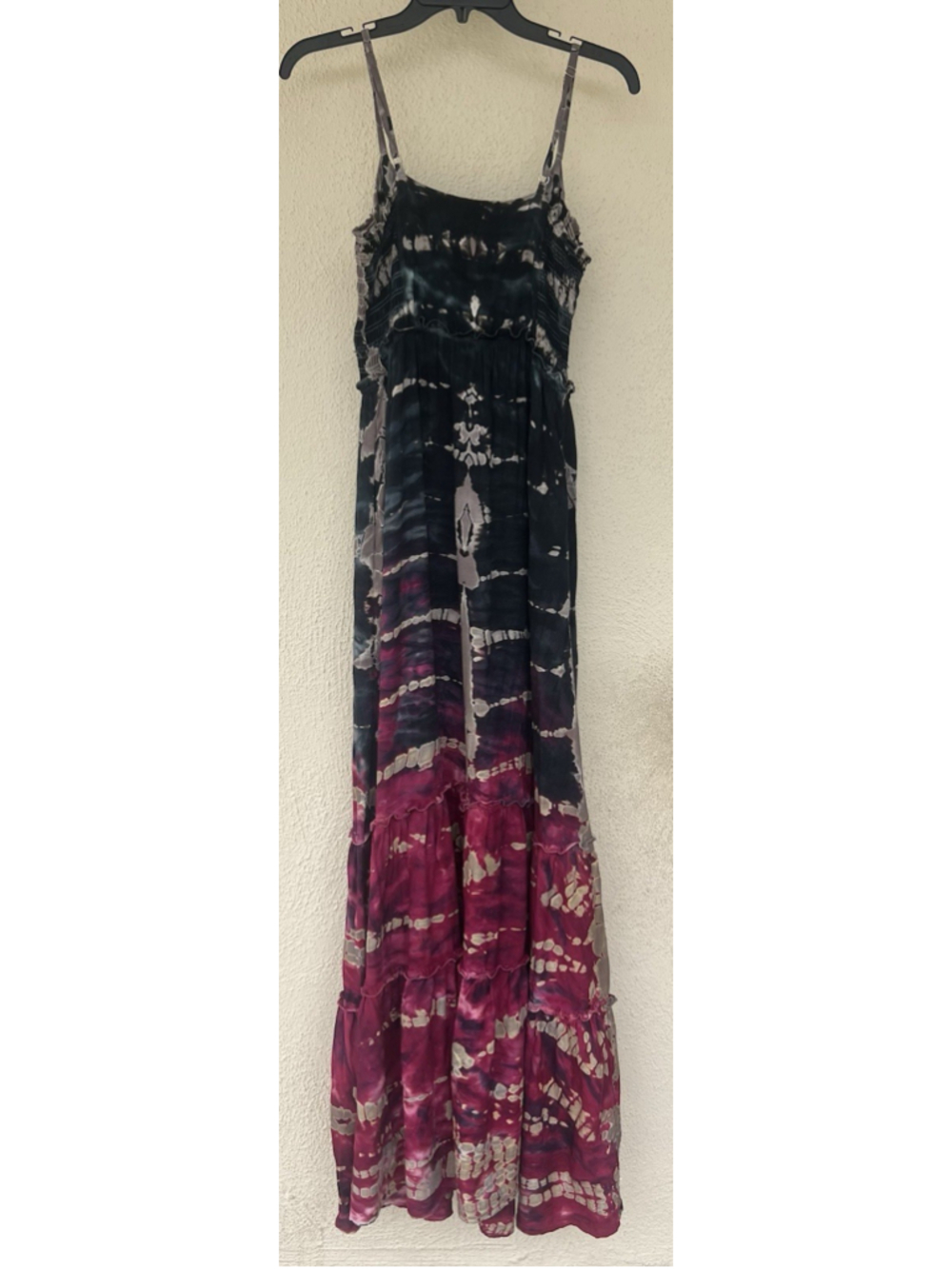Gypsy 05 Ombre Tie Dye Maxi Dress Small Hippie Boho Free Spirit Festival Flowy - Picture 5 of 8